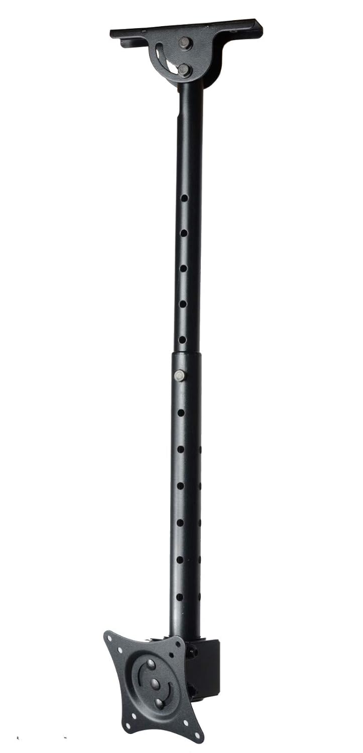 VideoSecu TV Ceiling Mount Swivel Tilt Bracket for Most 19-39" TV Display VESA 100x100 75x75 mm LCD LED Monitor TV ML405B2 M0B