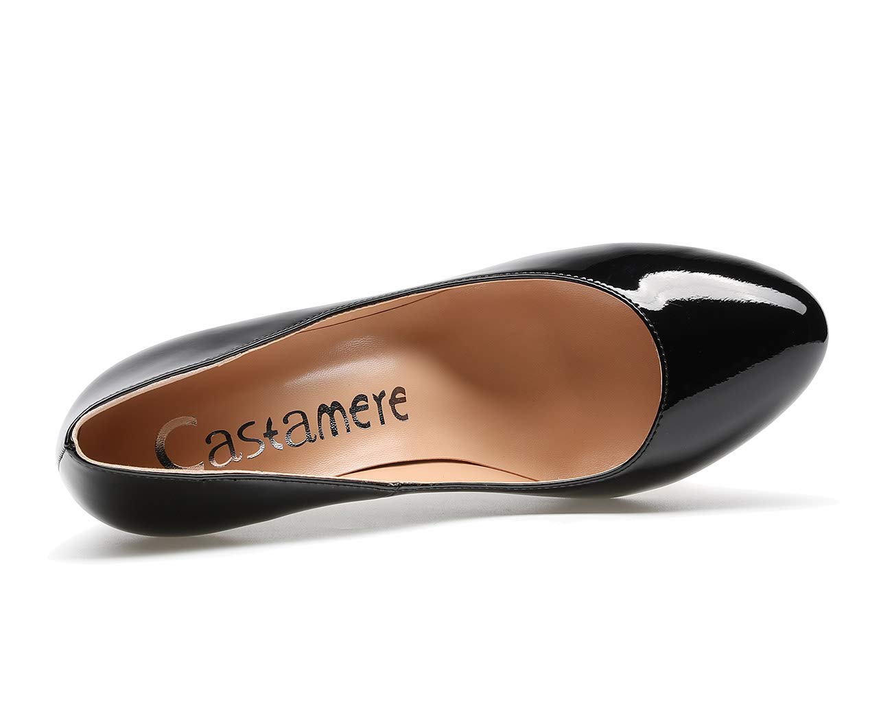 Castamere Zapatos de Tacón Mujer Punta Redonda Tacón de Aguja 10 CM Tacón