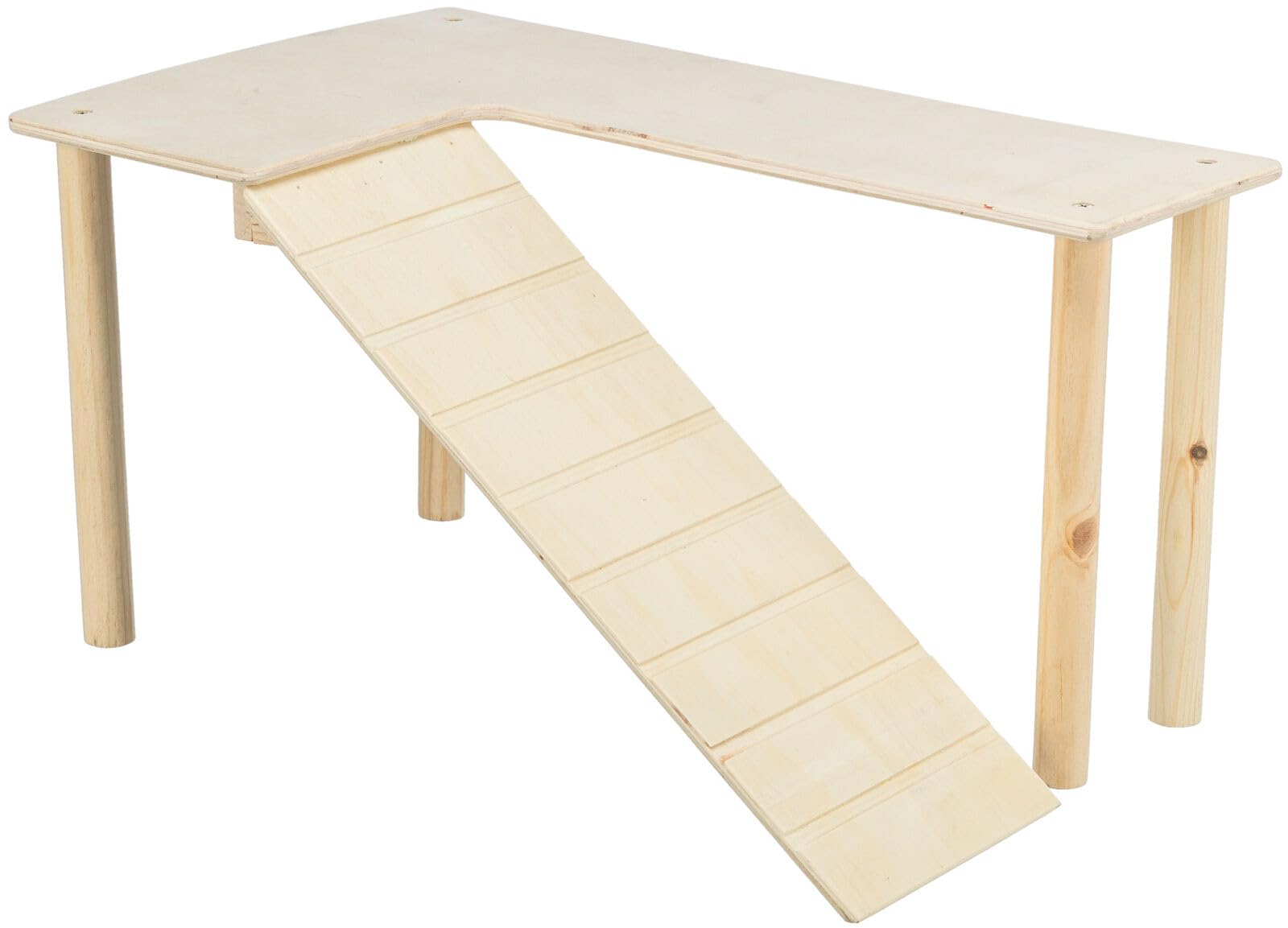 Wooden Platform with Ramp Mice Hamster 47 × 25 × 30 cm