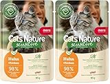MERA Cats Nature Sensitive Huhn Katzenfutter Nass 12x85g | Mono-Protein, ohne Zucker und Getreide | Katzen Nassfutter hoher Fleischanteil & leicht verdaulich (Packung mit 2)