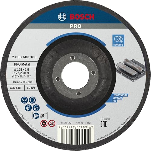 Bosch Professional 1x Disco de Corte Acodado Standard for Metal (...