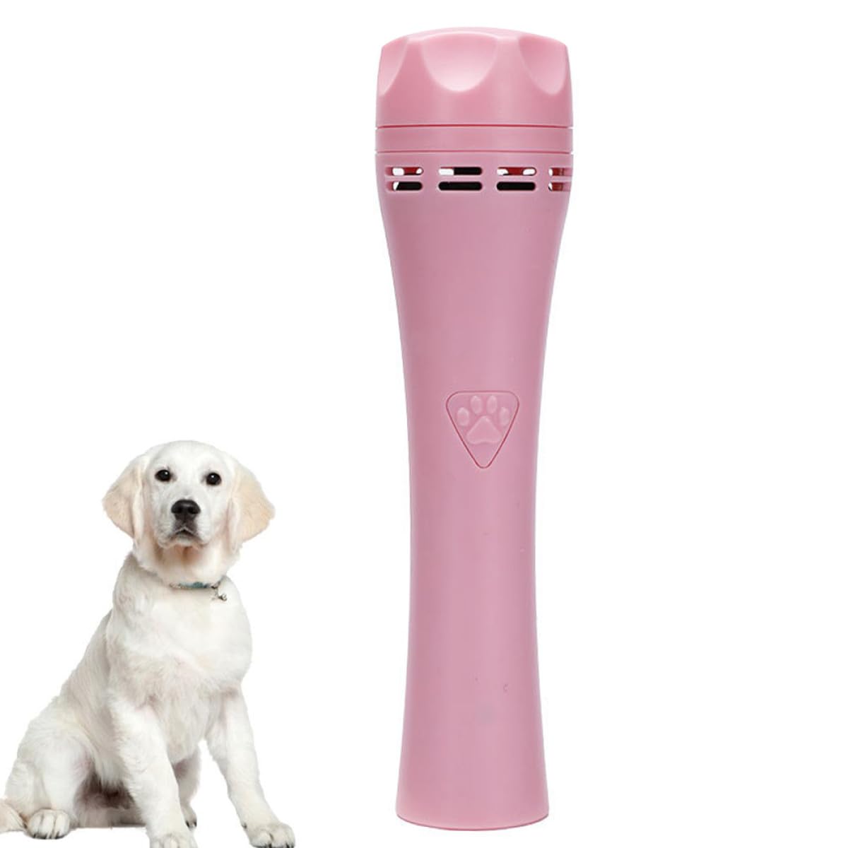 Cortaúñas eléctrico para perros PRETYZOOM en color rosa de plástico resistente para mascotas