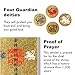 Lucky Shop MADE IN JAPAN card type gold leaf amulet for wealth and prosperity feng shui money luck Japanese traditional fortune craft talisman 3.4 * 2.12 inches