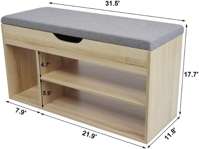 Shoe Storage Stool Fashion Sofa Bench Change Shoe Bench Shoe Rack with Cushion Seat
