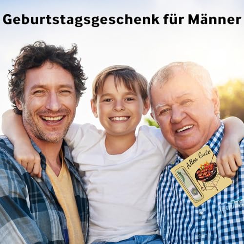 Grill Geschenke für Männer, Geburtstagsgeschenk für Männer, Geldgeschenk Verpackung aus Holz, Grillfan Grillen Geschenk, Wunscherfüller Geschenk