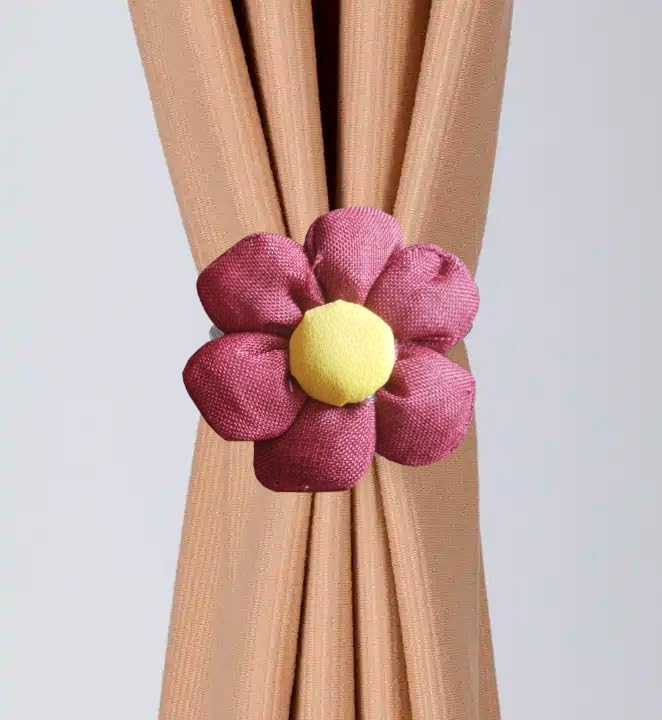 Fermatende A Calamita A Forma Di Fiore - 10 Pezzi, Per Tende E Tendine, Colorati - Foto 3