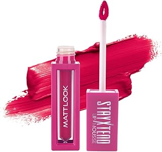 MATT LOOK StayXtend Lip Mousse Smudge &amp; Transfer proof, Long Lasting, Non-Sticky, Waterproof Liquid Lipstick for women, ev...