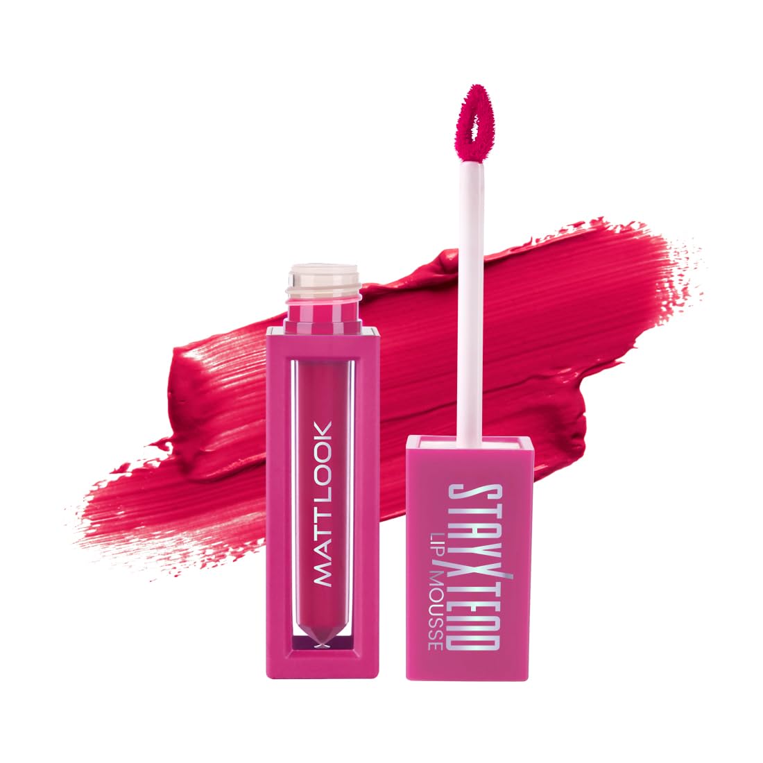 MATT LOOK StayXtend Lip Mousse Smudge & Transfer proof, Long Lasting, Non-Sticky, Waterproof Liquid Lipstick for women, ev...