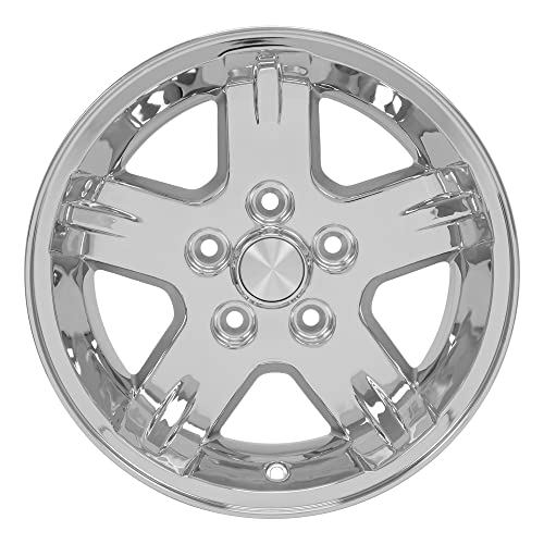 Oe Wheels Llc 15 Inch Rim Fits Jeep Wrangler Wheel Jp03 15X8 Chrome Wheel Hollander 9050 #TOP2