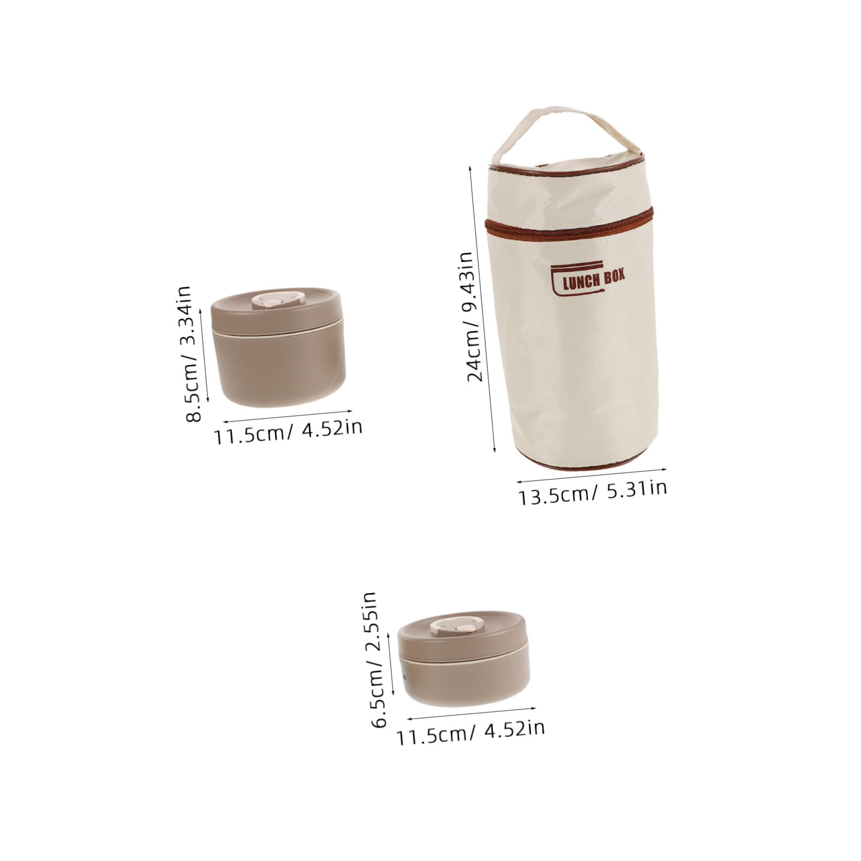 Alipis Boîte à Déjeuner Empilable En Acier Inoxydable Avec Thermique Isolé Ensemble De 3 Contenants à Lunch Portables Pour Adultes Idéal Pour Le Travail Et 'école