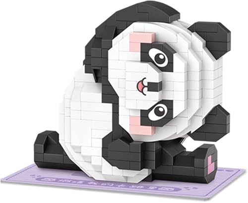 Miniatura 2 de Luminda Micro mini bloques lindos animales conjuntos de panda de yoga para bolsas de golosinas, más de 380 piezas de ladrillos de juguete de