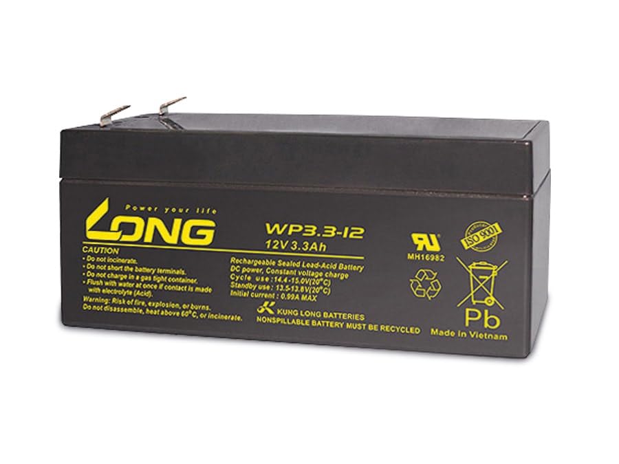 KUNG LONG Accumulatore di piombo WP3.3-12, 12 V/3,3 Ah