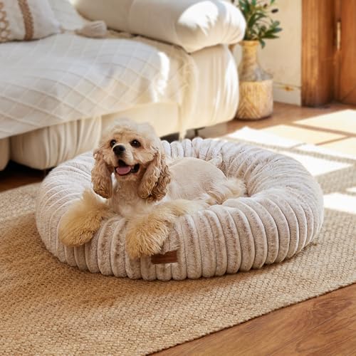 fukumaru-amazon-us FUKUMARU Dog Bed, 30" Orthopedic Dog Beds for Medium Dogs, Donut Cat Beds