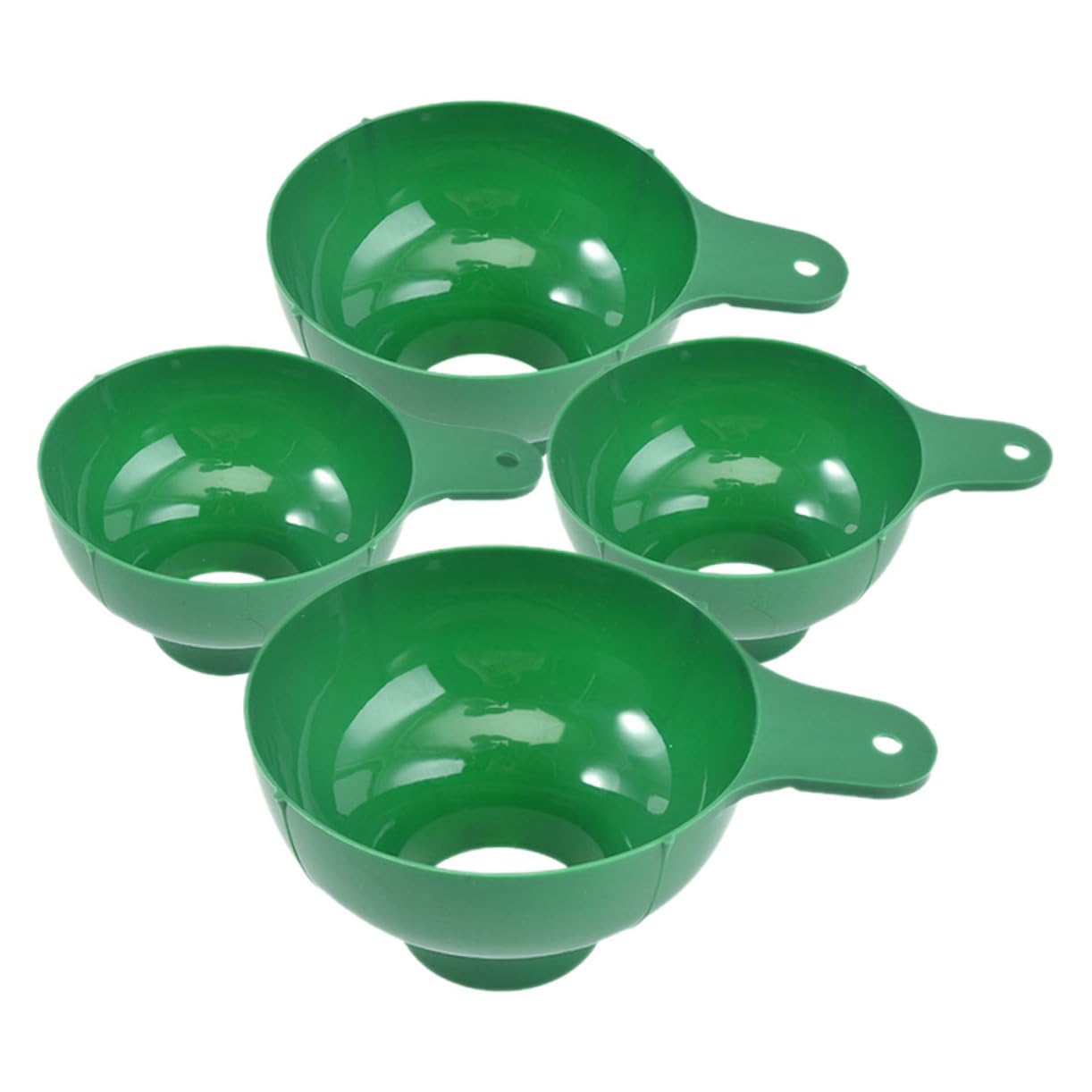 IMIKEYA 2 Set Imbuto Imbuti Dell'olio Imbuti Per Riempire Bottiglie Da Cucina in Plastica Per Riempire Le Bottiglie Accessori Da Cucina Pp Green 4 Pezzi * 2