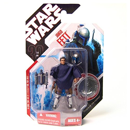 Hasbro Star Wars 3.75 Basic Figure Jango Fett with Poncho