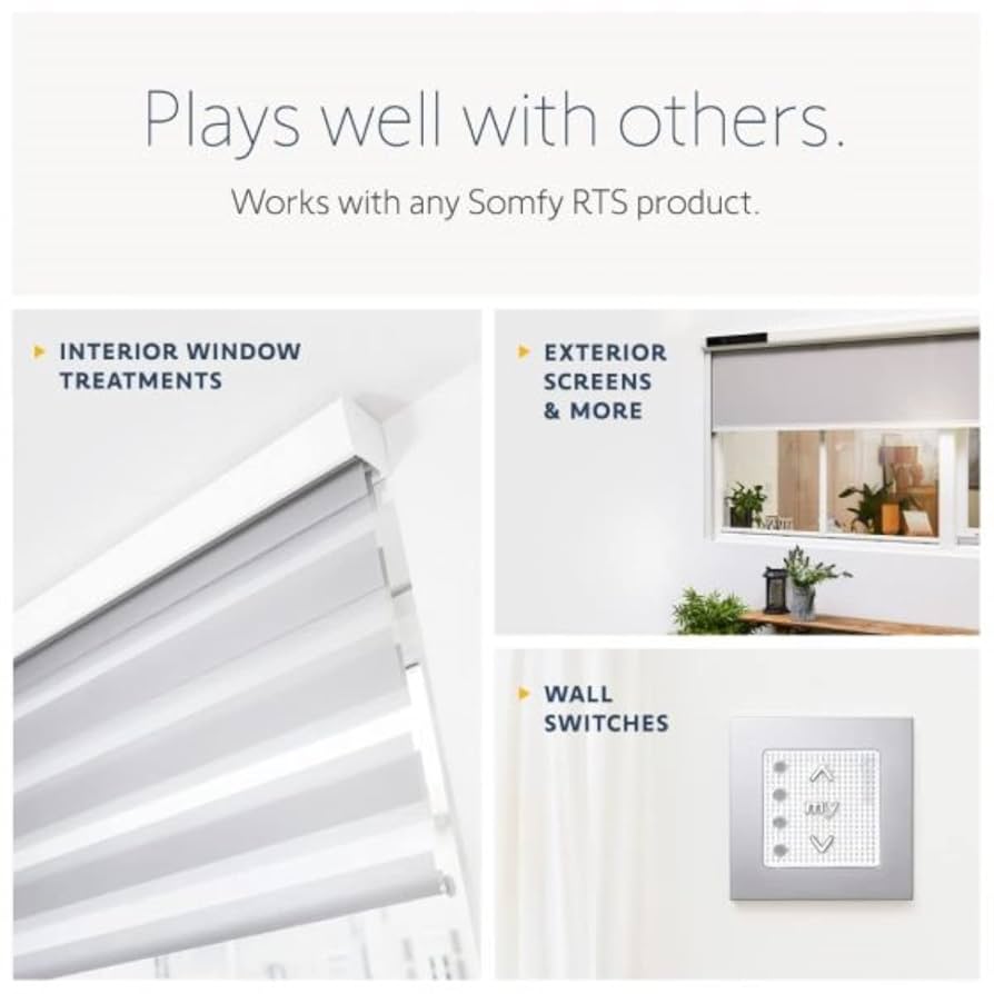 Buy Somfy New 5 Channel Remote Control RTS  1800139  Situo Home Automation Blinds And Shades System Kits
