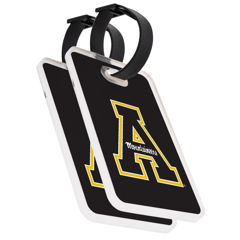 Desert Cactus Appalachian State University Luggage Tag Official ASU Mountaineers 2 Pack Travel ID Label for Suitcases Bags