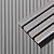 NeatiEase Wood Wall Panels, 9 Feet Acoustic Slat Wall Panels for Interior Wall Decor and Noise Reduction, Decorative Slat Wall Paneling, Gray Oak, 6-Piece