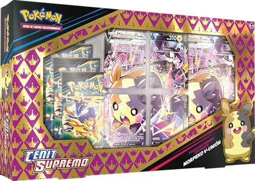Pokémon JCC Colección prémium con tapete Morpeko V-UNIÓN de