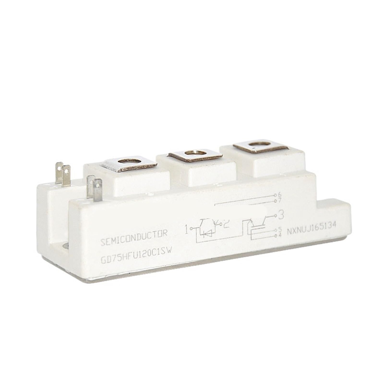 Module GD75HFU120C1SW avec semelle en cuivre isolé pour architectures électriques critiques