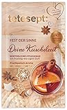 tetesept Feste der Sinne Deine Kuschelzeit – Meersalz Badezusatz mit Gold-Glitzereffekt – winterliches Pflegebad mit fruchtig-würzigem Fruchtpunsch-Aroma – 1 x 60 g