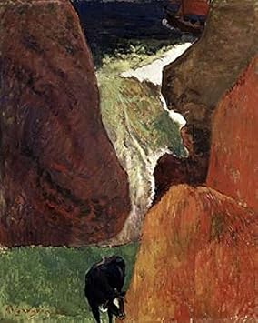 Posterazzi Above the Abyss Au Dessus du Gouffre Poster Print by Paul Gauguin, 24 x 30
