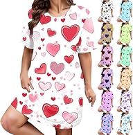 Women's nightgown: women's long nightdress is made of high-quality fabric, which is soft and skin-friendly, comfortable, breathable, lightweight and elastic, the long-sleeved nightdress lets you enjoy your night's sleep Soft pyjamas: with its loose, ...