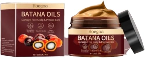 100% Raw Batana Oil for Hair Growth – Intensive Scalp Treatment & Damage Repair Balm for Thicker, Fuller, and Shinier Hair