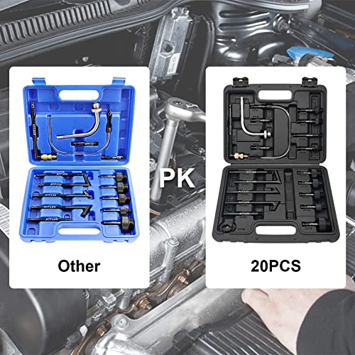 Beley Automatic Transmission Fluid Refill Pump 10L Two Way Fluid Extractor Pneumatic Oil Change Pump Set With 20 Pcs Atf Adapters Compatible With Bmw Vw Benz. #TOP4