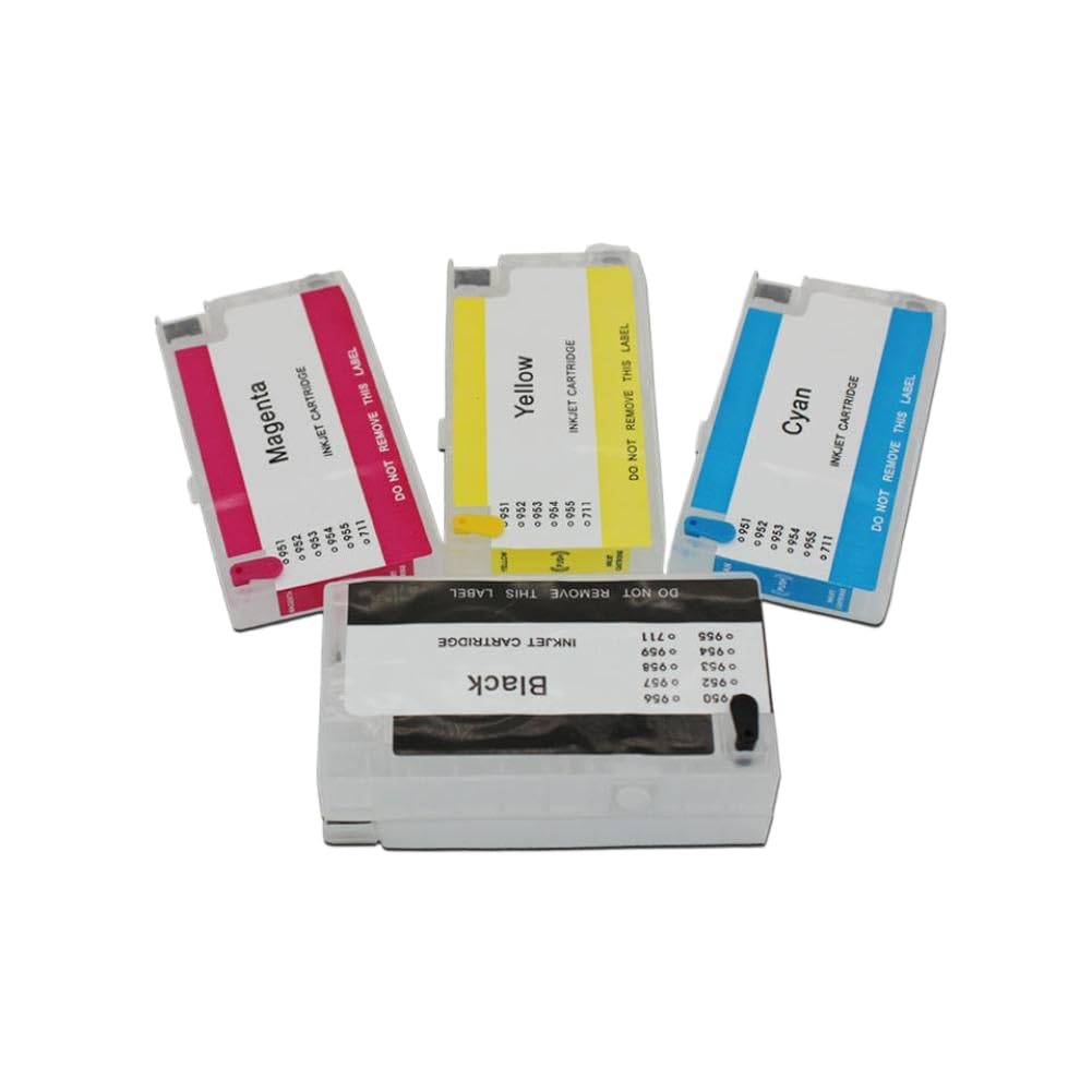 4PC 712XL Für 712 712xl Refill Tinte Patrone Kompatibel Mit Designjet T630 T650 T210 T230 T250 Drucker Mit Einweg chip