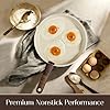 CAROTE 22Pcs Titanium Cookware Set, Pots and Pans Set Non Stick, Kitchen Cooking Set with Detachable Handle, Non Toxic Induction Cookware, Dishwasher/Oven Safe, Browm #3