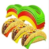 Plastic Taco Holder Set 30 Pcs Multicolor Design