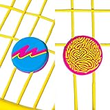 GET A GRIP Tennis Dampeners – Vibration Dampener for Tennis Rackets – Shock Absorbing, Reduce String Vibration & Improve Feel – Fun, Retro Designs – Tennis Accessories Gift (Soaking Up Vibes)