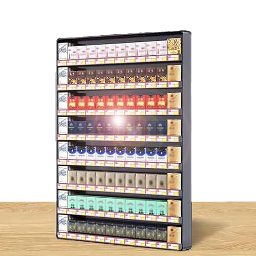 Étagère de présentation de cigarettes murale en aluminium pour supermarché - 2