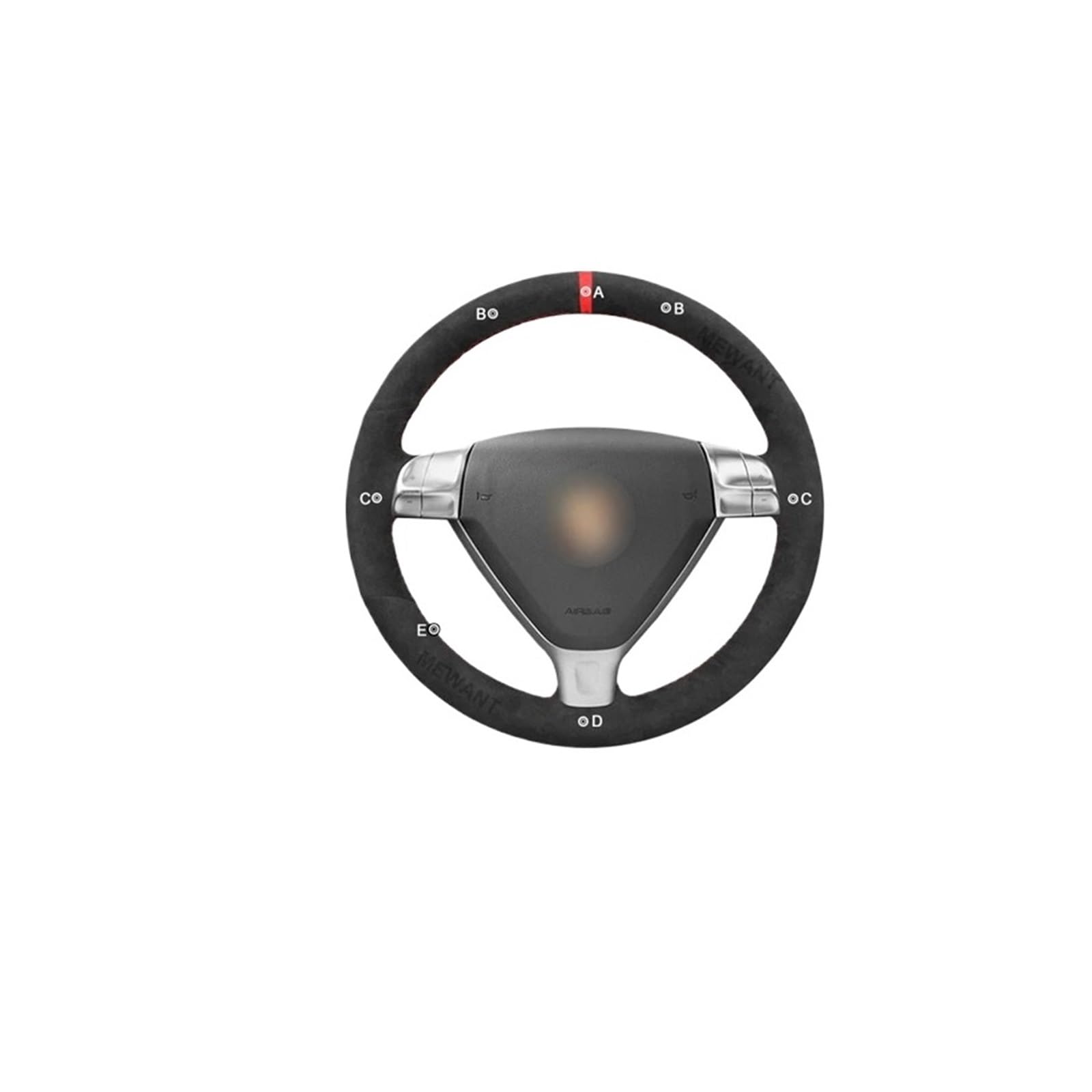 Amazon | ブラックステアリングホイールカバーポルシェ 911 997