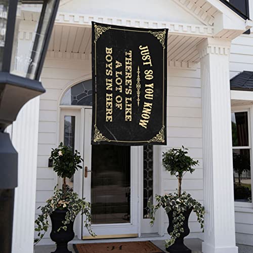 Drapeau drôle grand format pour habiller un grand mur vide