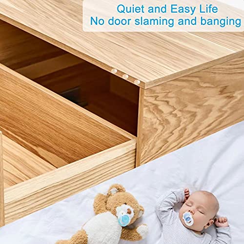 Tankrush Clear Cabinet Door Bumpers 282Pcs Self Adhesive Silicone Rubber Bumpers Sound Dampening Bumper Pads For Drawer Picture Frames Cutting Board Table Tops (4 Sizes 282Pcs) #TOP2