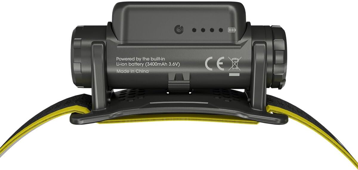 Nitecore Headlamp NU43 Lightweight USB C Rechargeable LED Head Torch 1400 Lumens 130m Beam Range Red Light for Night Vision