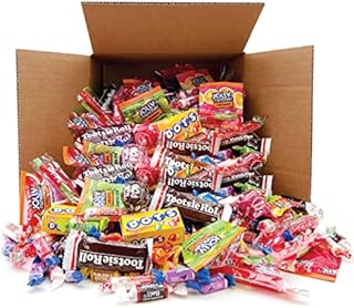 Party Candy Variety Pack - 10 Pounds Over 500 Pieces - TWIZZLERS, JOLLY RANCHER, Smarties, Tootsie, DOTS, Individually Wrapped Fun Size Pinata Stuffers - Bulk Box