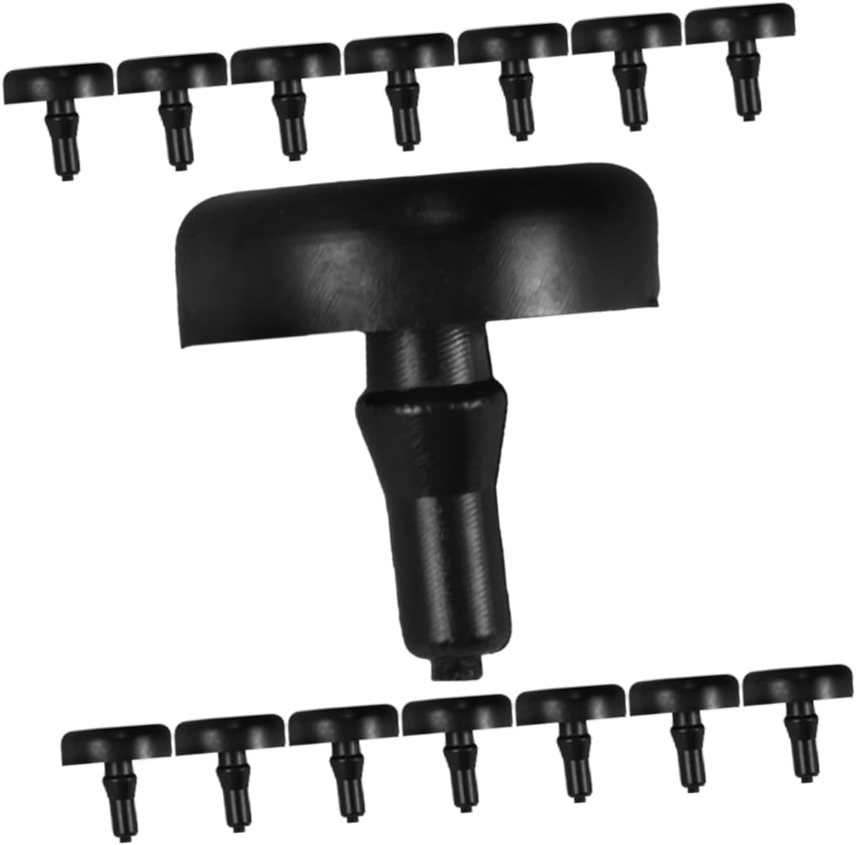 15pcs Brake Pedal Stopper Pads Rubber Brake Light Switch Stoppers for Automotive Repairs Quick Installation Accurate Limiting Compatible with Various Models