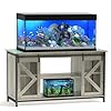 50-80 Gallon Fish Tank Stand, Heavy Duty Aquarium Stand with Cabinet for Fish Tank Accessories Storage – 1000 LBS Capacity, 58.9″ L x 19.7″ W x 32.6″ H, Gray