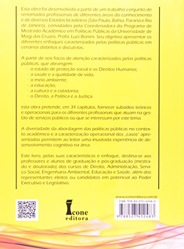 Políticas Públicas. Estudos e Casos