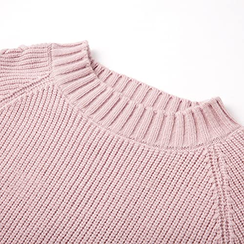 Curipeer Girl’s Long Sleeve Knit Sweater Lace Up Crewneck Cute Pullover Holiday 5-13Y3