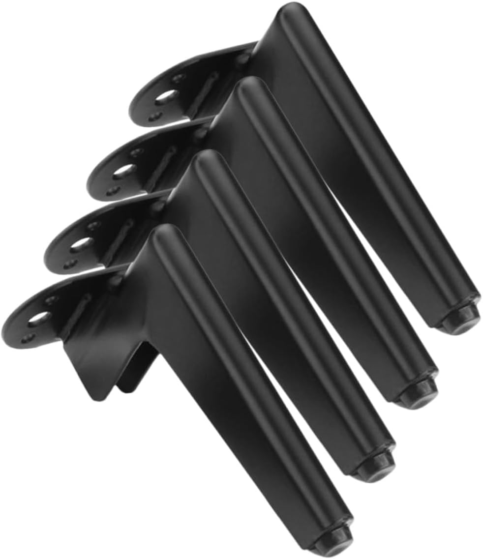 4pcs Metal Furniture Legs Replacement Couch Sofa Legs Heavy Duty Metal Cabinet Support Feet 14.5cm Matte Black for Tv Stand Coffee Table