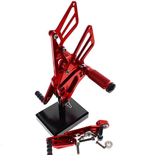 Commandes reculées CNC pour GSXR1000 2009-2016 repose-pieds réglable en alu