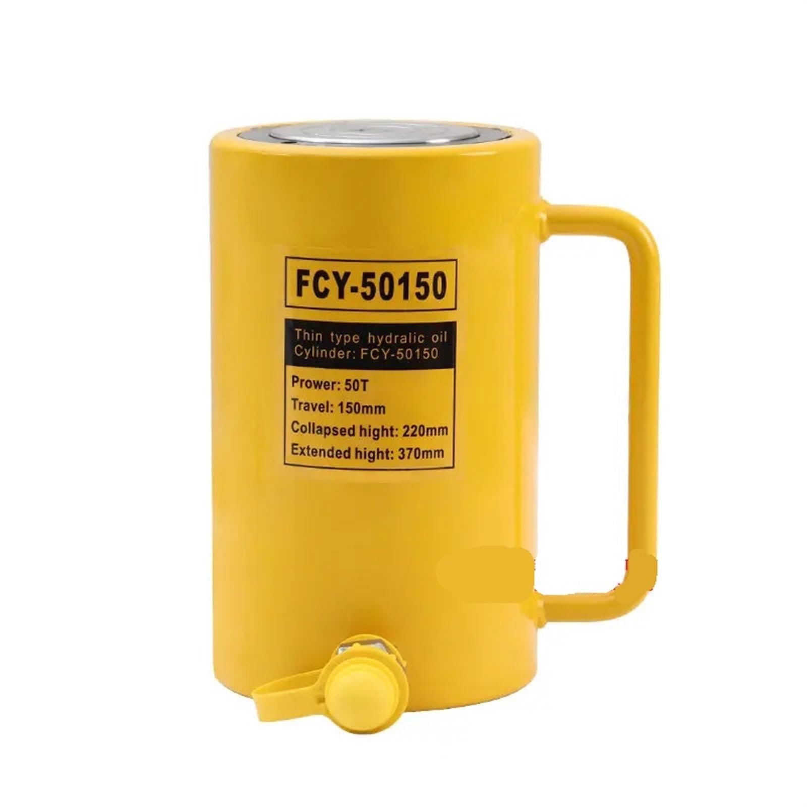 CXFCIHFT Long Type Hydraulic Cylinder FCY-50150 Hydraulic Jack Output of 50T Stroke of 150mm