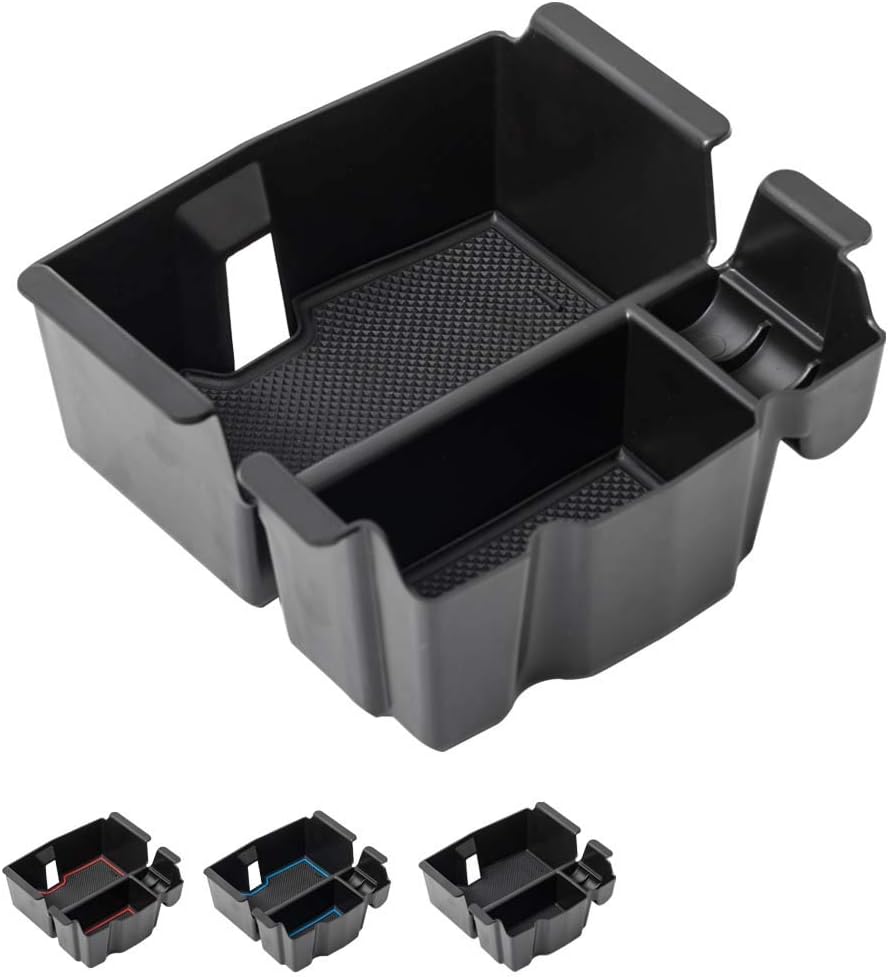 EDBETOS Center Console Organizer Tray Compatible with Jeep Wrangler JL/JLU 2018-2021 2022 2023 2024 Accessories Jeep Gladiator JT Truck 2020-2023 Armrest Storage - Won't Covers The Light Inside