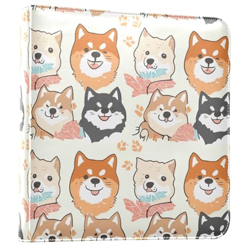 Álbum de Fotos Autoadhesivo DIY Scrapbook Álbum con Perros Dibujos Animados Cuatro Anillados 40 Páginas 8x10 para Recuerdos miniatura 1