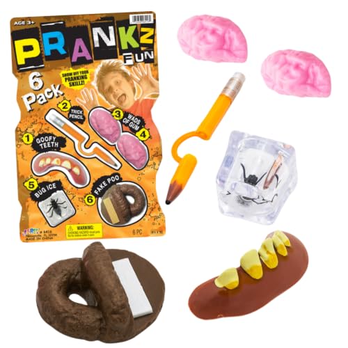 JA-RU Prank Kit for Kids (1 Pack) – Funny Pranks & Practical 6416-1slp