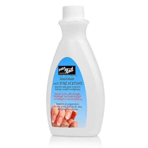 PRONAIL 100% Pure Acetone Nail Polish Remover – Professional Strength